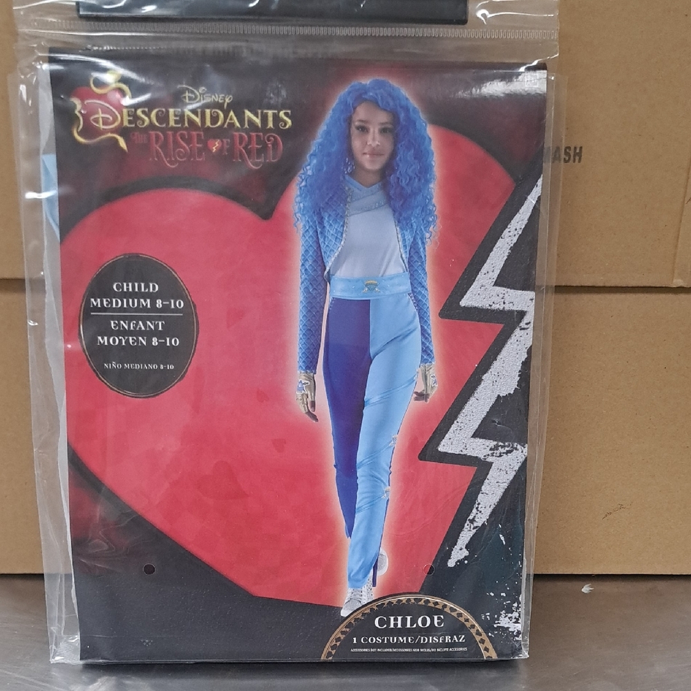 Disney Descendants Rise of Red Kids Costume - Blue and White